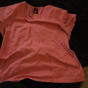XL coral scrub top!! Excellent condition!